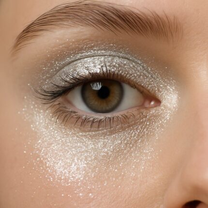 سایه چشم شاین مکس نقره ای متالیک (Bright Silver) - کد 13