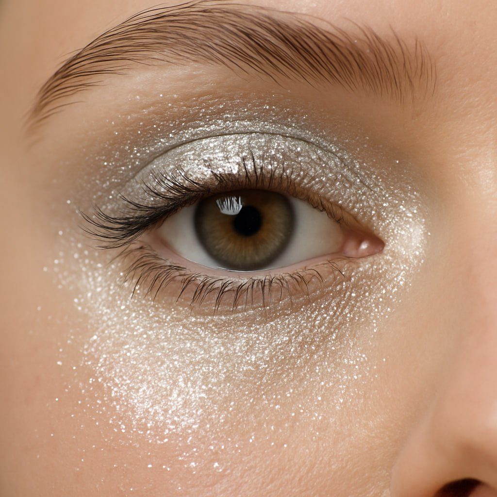 سایه چشم شاین مکس نقره ای متالیک (Bright Silver) - کد 13