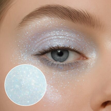 سایه چشم شاین های گلس سفید یخی (Icy White) - کد H5