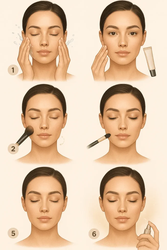 آموزش ارایش مدیوم و لایت