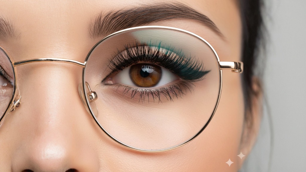 اموزش ارایش با عینک