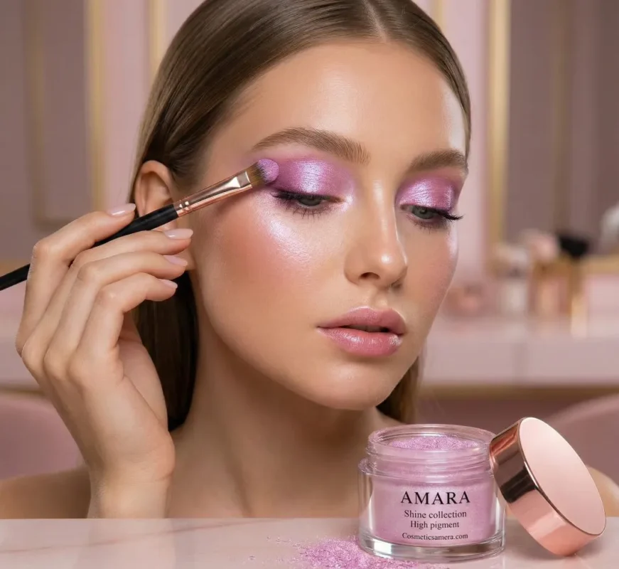 سایه چشم شاین آیس یاسی براق (Shimmering Lilac) - کد 6