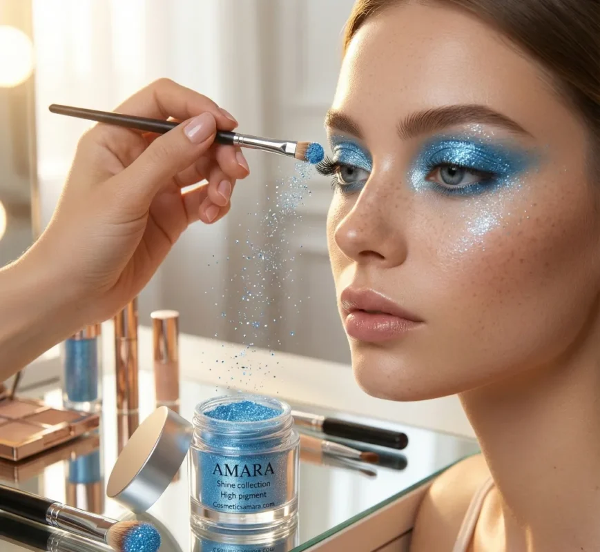 سایه چشم شاین بلو آسمانی (Sky Blue) - کد 7