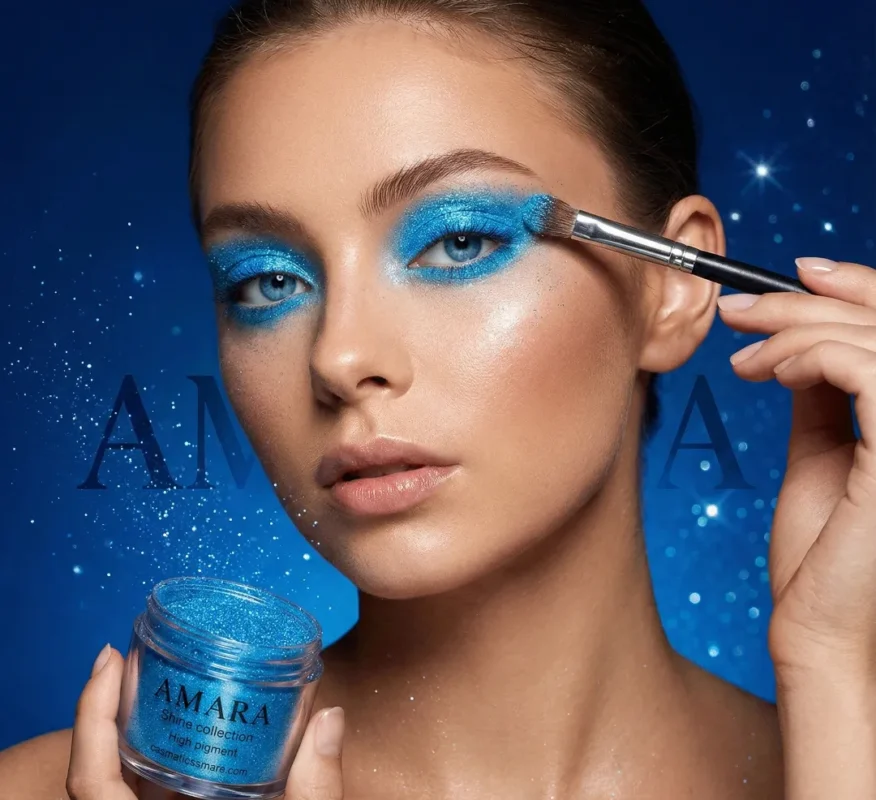 سایه چشم شاین بلو نئونی (neon blue) – کد ۲