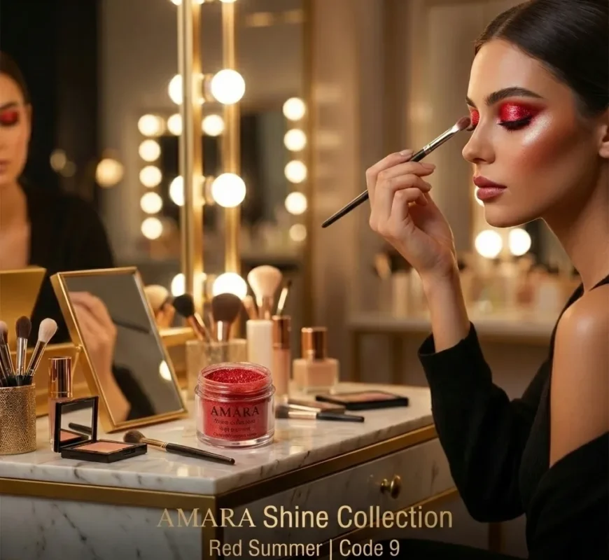 سایه چشم شاین سامر قرمز (Red summer) - کد 9