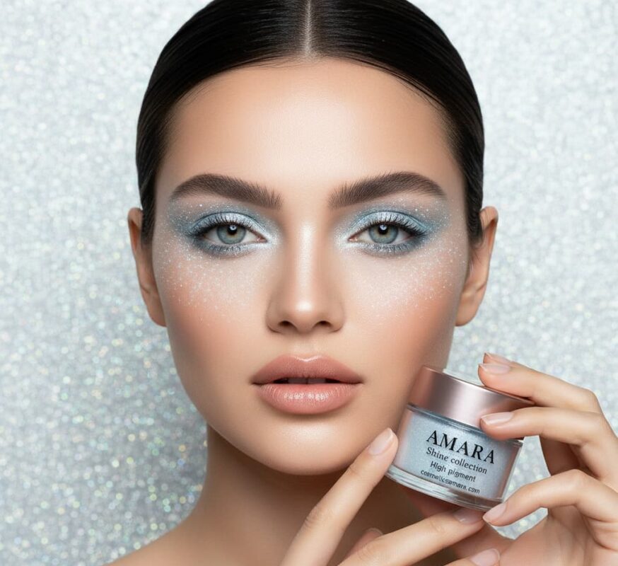 سایه چشم شاین های گلس آبی یخی (Icy Blue) - کد H6