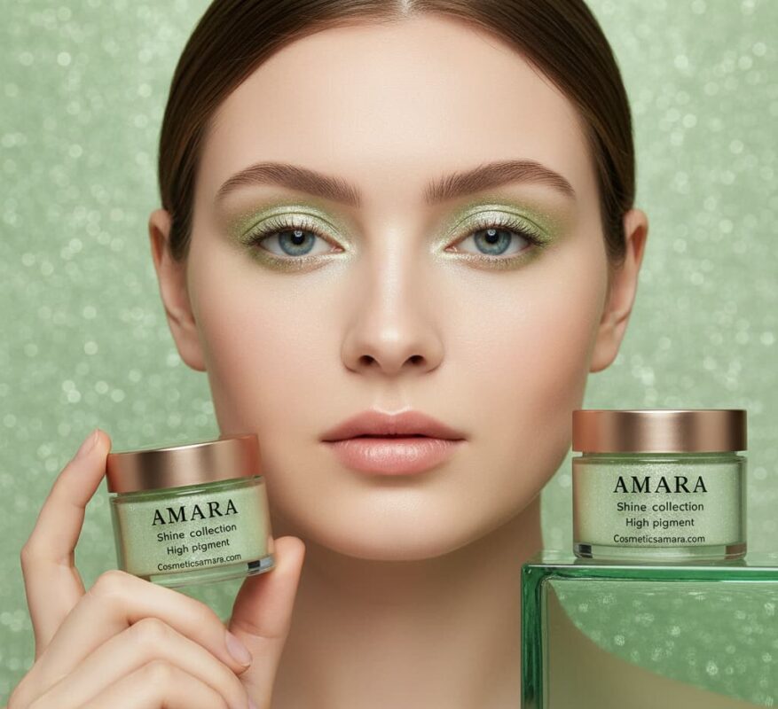 سایه چشم شاین های گلس سبز پاستلی (Pastel Green) - کد H9