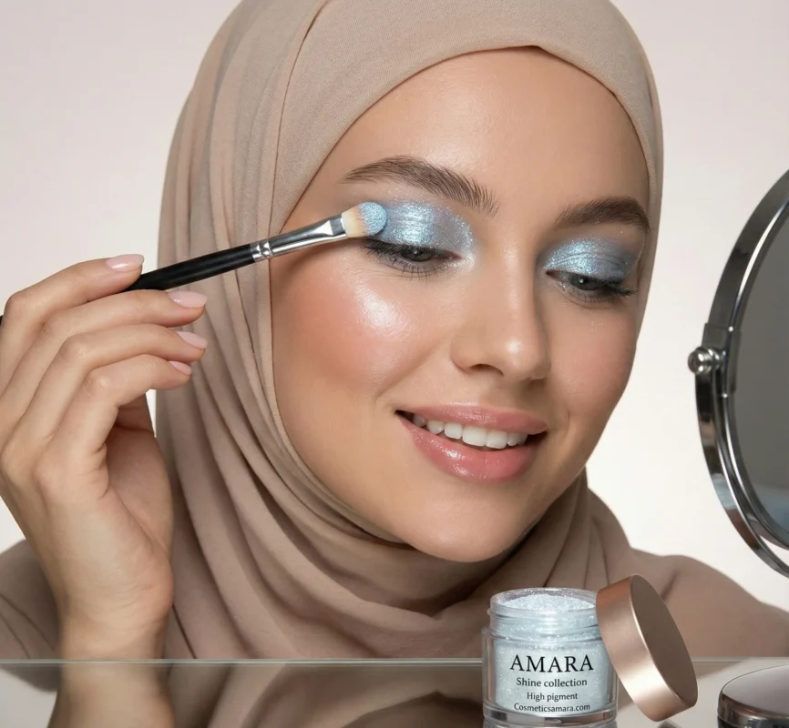 سایه چشم شاین های گلس سفید یخی (Icy White) - کد H5