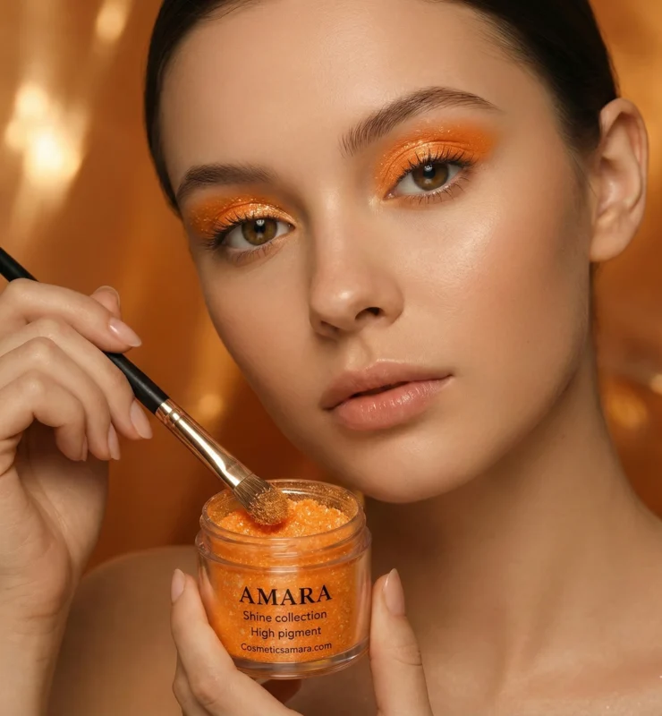 سایه چشم شاین های گلس نارنجی پرتقالی (Orange orange) - کد H4