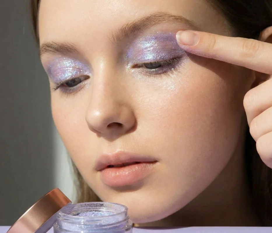 سایه چشم شاین های گلس یاسی (Lilac) - کد H2