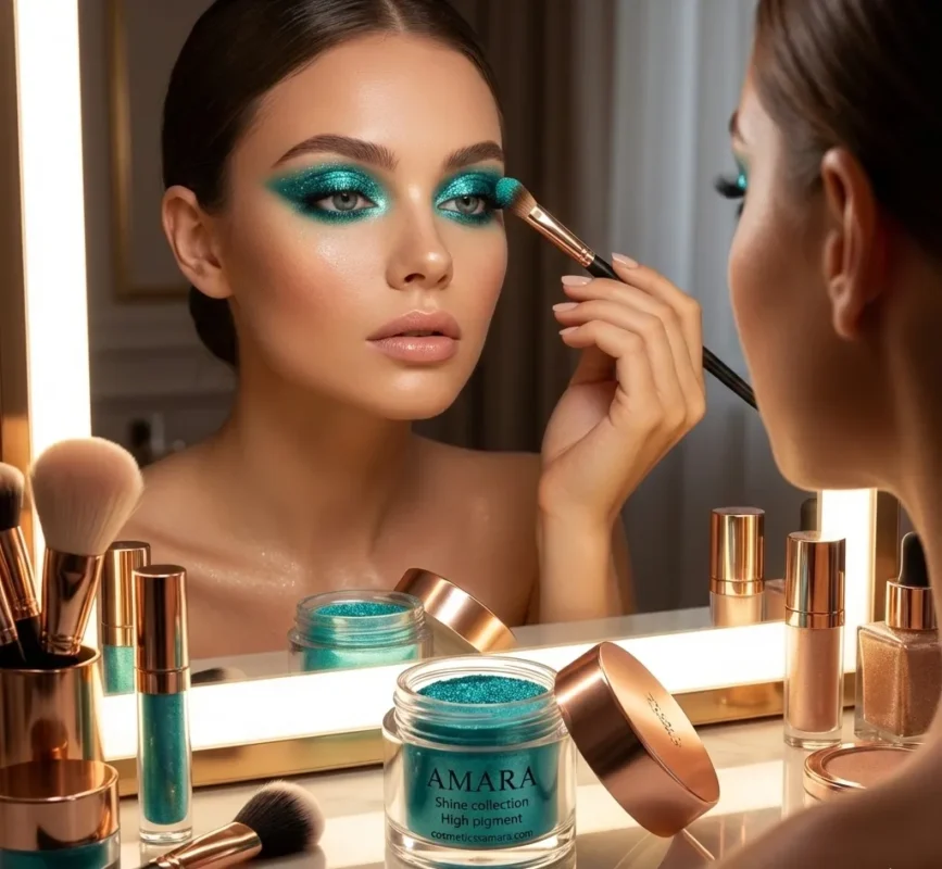 سایه چشم شاین گرین فیروزه ای (Turquoise) - کد 8