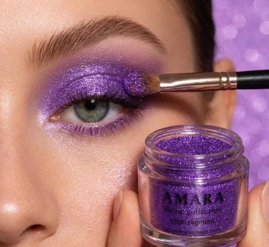 سایه چشم شاینی ویولت زنبقی (Violet Lily) - کد 5