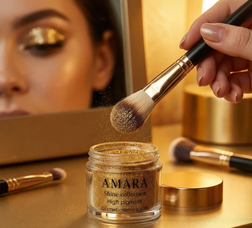 سایه چشم شاین مکس رزگلد مخملی (Velvet rose gold) - کد 7