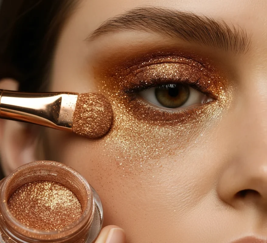 سایه چشم شاین مکس شامپاینی-طلایی (Champagne-Gold) - کد 3