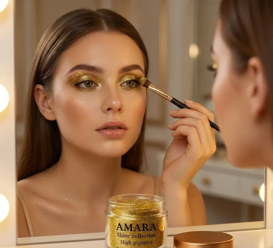 سایه چشم شاین مکس طلایی لیمویی (Lemon Gold) - کد 12